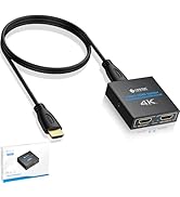 その他 1x2 HDMI2.1 Splitter Amazon.com: eSynic 4K@30Hz HDMI Splitter 1x2-1 in 2 Out HDMI