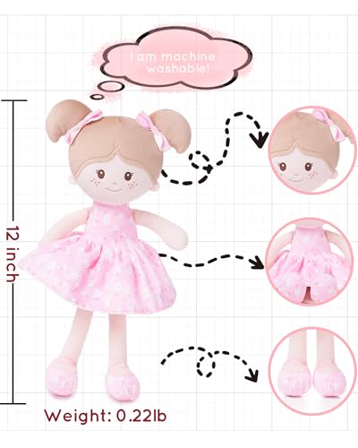 Leyadoll Soft Baby Doll Toys (12''), My First Baby Rag Doll For 1 Year-Old Girl Birthday Gift thumb #1