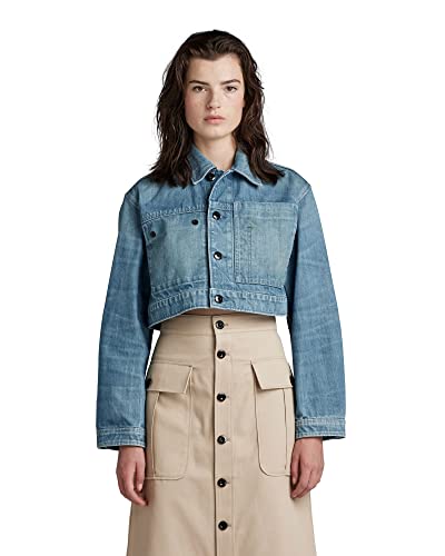 G-STAR RAW Damen Cropped Denim Jacke