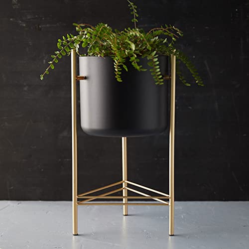 Pot pour plantes d'intérieur moderne grand format avec pot de fleur décoratif - 7