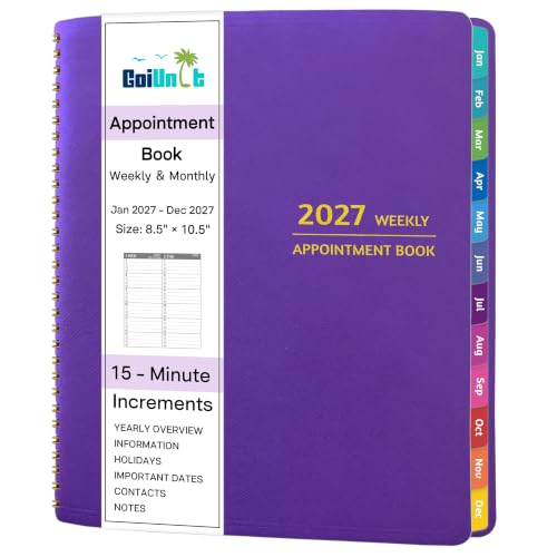 Libro de citas 2027 con incrementos de 15 minutos para evitar retrasos