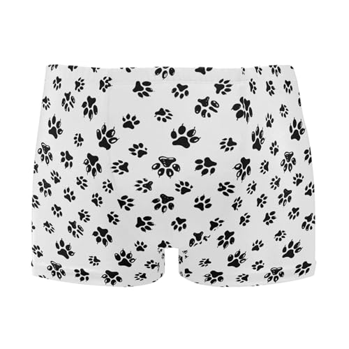 Dog Cat Claws Paw Print Mens Swim Trunk Swimwear Bathing Suit Swim Brief Square Leg Board Short S B0404986