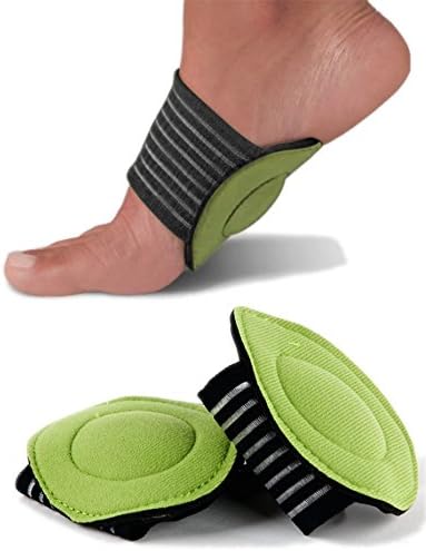 Fabric foot cushions arch support