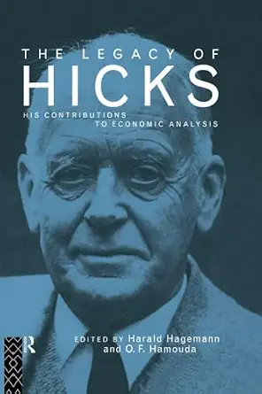 The Legacy of Sir John Hicks book cover