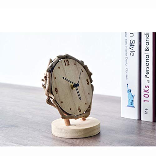 Reloj de mesa desktop clock table silencioso con diseño simple para casa 7