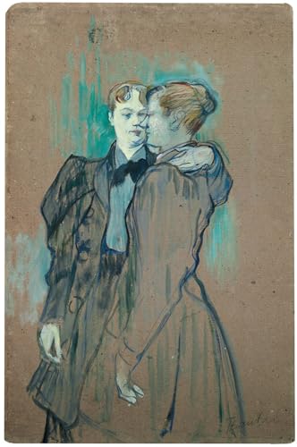 Affiche toile Deux femmes valsant Lautrec pour habiller un mur vide