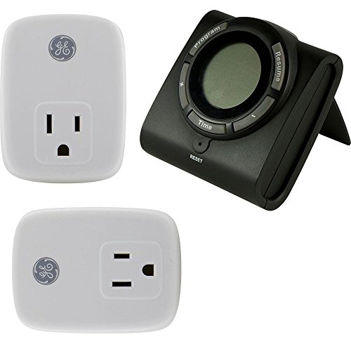 Ge 15435 Indoor Wireless Timer System W/ 2 Grounded Outlets (Double) #TOP22