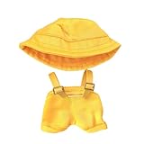Fashion 17 cm Lububu Clothes, Doll Clothes, Dolls Clothes 2025 New Cute Clothes Set for Party Birthday (A, Yellow)