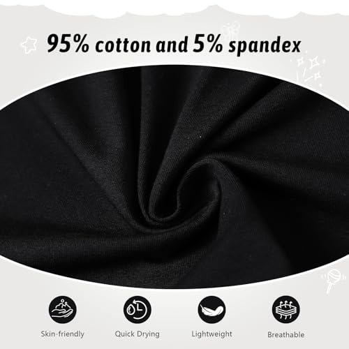 Image of Girls Cotton Long Sleeve Shirts Kids T Shirts Lightweight Breathable Casual Classic Tee Top for Children Age 3-14 Years