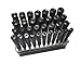 33pc Center Transfer Punches Set Machinists Tool Punch Stand Heat Treated Steel Black Industrial Oxide Finish