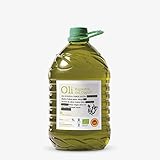 aceite de oliva virgen extra sin filtrar jaen Garrafa de plástico 5 Litros, Aceite de Oliva Virgen Extra Ecológico sin filtrar, Variedad Arbequina, 100% Natural, Extracción en frío, Denominación de origen protegida Les Garrigues, Acidez inferior a 0,2º