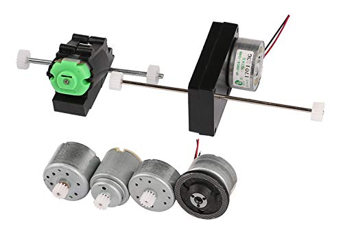 Yeeco 20 PCS Electric DC Motor Engine Driver Set Centric Output Shaft with Gears for Technology Model DIY