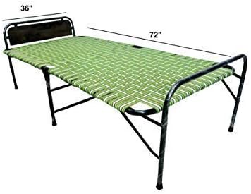 STMMZ® Smart Niwar Folding Bed Size 36" X 72" (Multicolor)