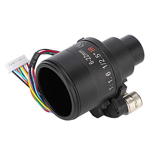 Camera Lens, Motorized Zoom Lens 5MP Resolution Change Shooting Range 6-22mm for Camera Accessories