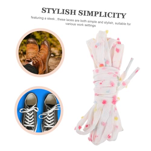 Gatuida Flat Shoelaces Pompom Decorations for Boys and Girls and Adults Fun Shoelace2