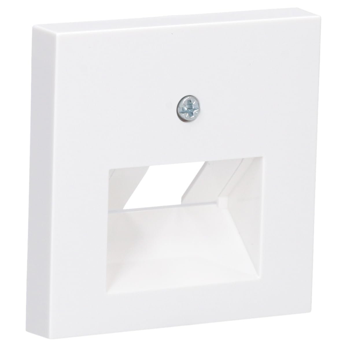 Gira 27003 Zentralplatte 55 x 55 mm für UAE/IAEST55 reinweiß-glänzend Anschlußdosen, 027003