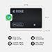 Ridge Wallet Tracker Card - Tile Slim Tracking Card Compatile with Apple Find My, Item Locator for Luggage Tags, Passports, Phone, IP68 Waterproof