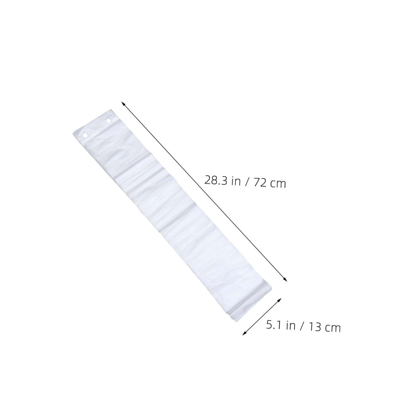 COLLBATH Funda de Paraguas Automática 200 Piezas para Uso en Hoteles y Restaurantes, Fundas Plásticas para Paraguas Mojados de Tamaño 13x72 Cm