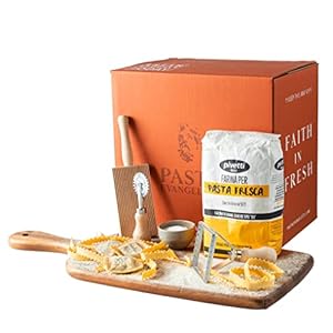 Northern Italy Pasta Making Kit – Pasta Evangelists – Expert Pasta Maker – Fresh Italian Artisan Pasta – 6 Piece Set…