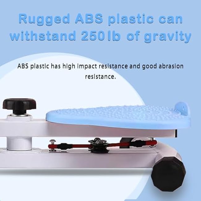 Flexforge Pilates Twister Waist Twisting Machine with Resistance Bands 360¡ã Non-Slip Ab Board Silent Core Trainer for Belly Fat Loss & Leg Toning 250lbs Capacity Home Gym Equipment for Women/Men