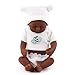 Reborn Babypuppen Schwarze Haut Handgemachte lebensechte realistische Silikon Vinyl Babypuppe Weiche Simulation 11 Zoll 28 cm Augen geschlossen Mädchen Lieblingsgeschenk kann gewaschen Werden