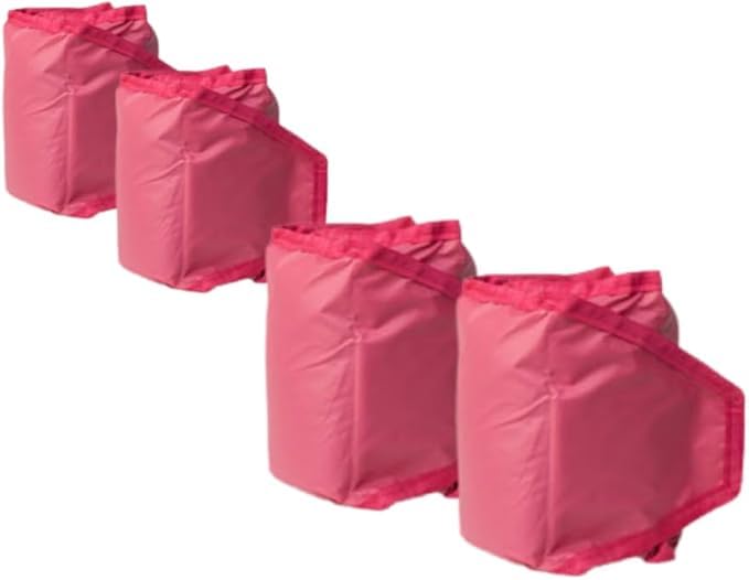 Kit Caneleiras para Musculação, 2 Pares, 0,5kg e 1kg cada, Rosa, para Exercícios Físicos