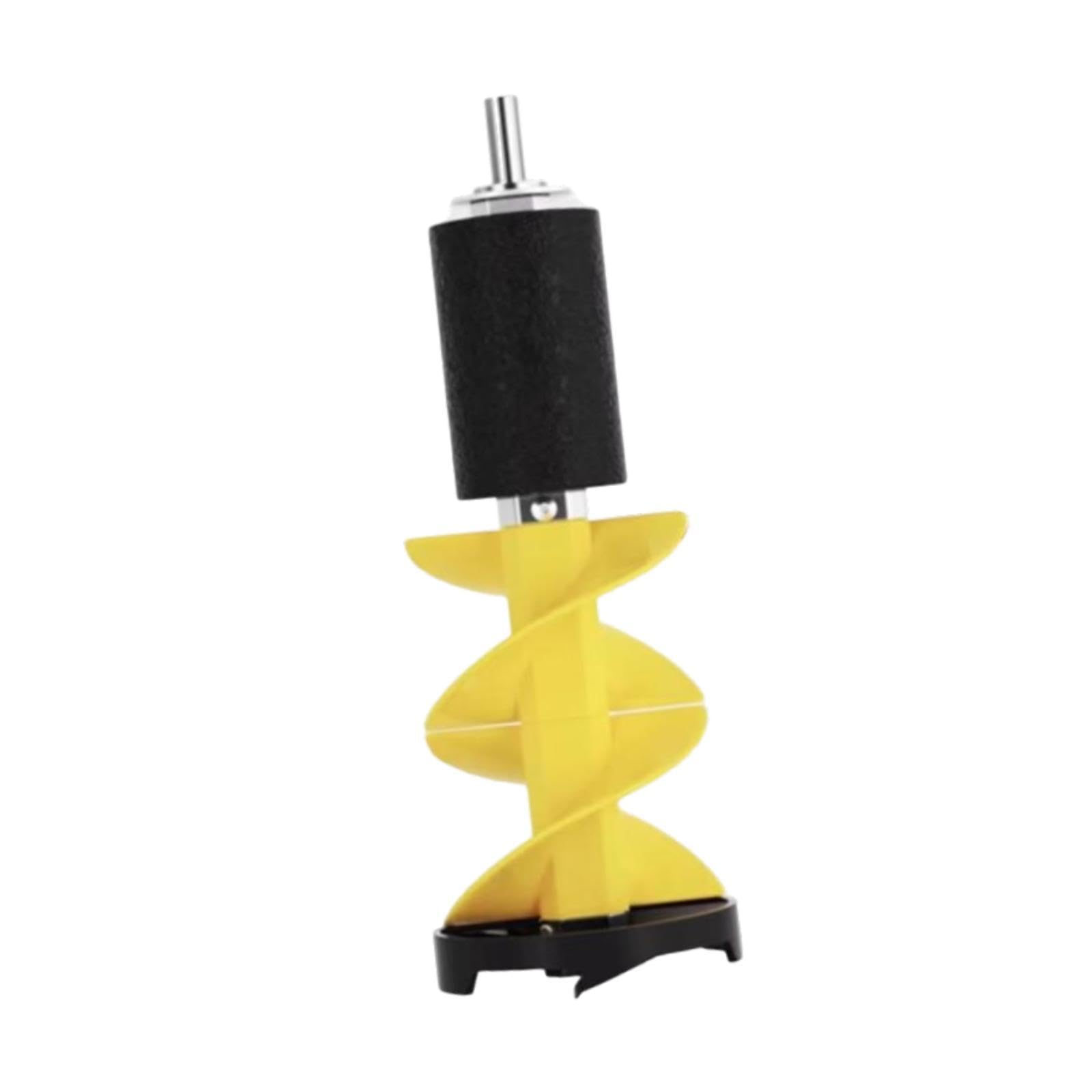 B Baosity Barrena para Hielo Taladro para Hielo Equipo Portátil Aleación de Aluminio Hoja Nylon Ahorro de Energía Adecuado para Pesca en Océanos R, 50 Cm Amarillo