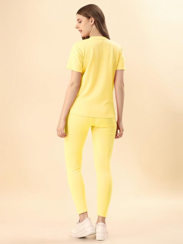 Image of DTR FASHION Cotton Blend Styled With Solid Lining Tracksuit | Co-ord Set For Women| Active Wear Suit Set For Women