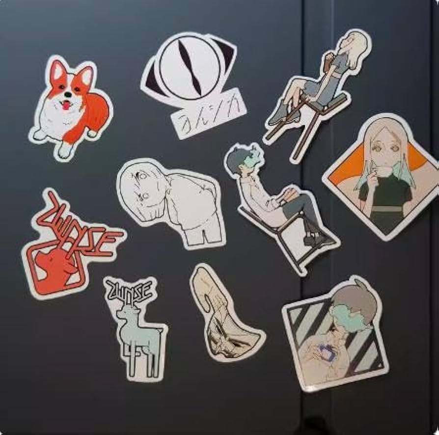 Amazon.co.jp: ヨルシカ シール コラージュ素材 10枚セット パソコン