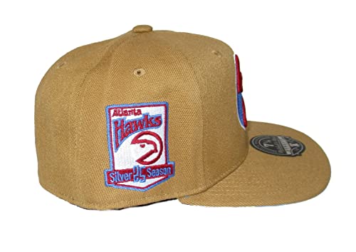 Mitchell & Ness Gorra Ajustada Atlanta Hawks Brown miniatura 2