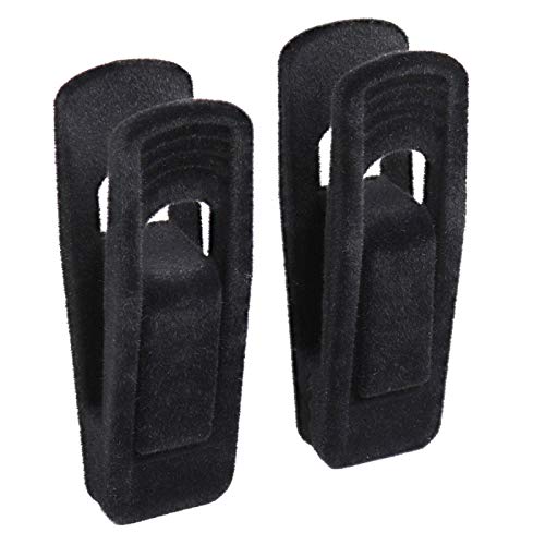 Perchas Ropa Negras Terciopelo Marca GeKLok