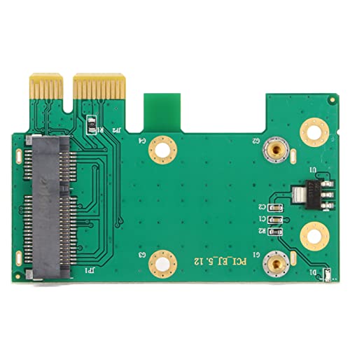 Adaptador portátil Mini PCIE a PCIE, Adaptador de red NIC de material PCB para computadoras de escritorio miniatura 7