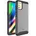 Produktbild TUDIA DualShield Schutzhülle für Motorola Moto G9 Plus, robust, schlankes Design, Metallic-Schiefer