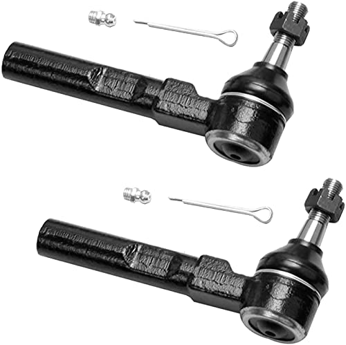 Image of Detroit Axle - RWD Front End Kit for 1999-2006 Chevy Silverado 1500 GMC Sierra 1500, 2 Lower Control Arms w /Ball Joints 2 Upper Ball Joints 2 Outer Tie Rods 2000 2001 2002 2003 2004 2005 Replacement