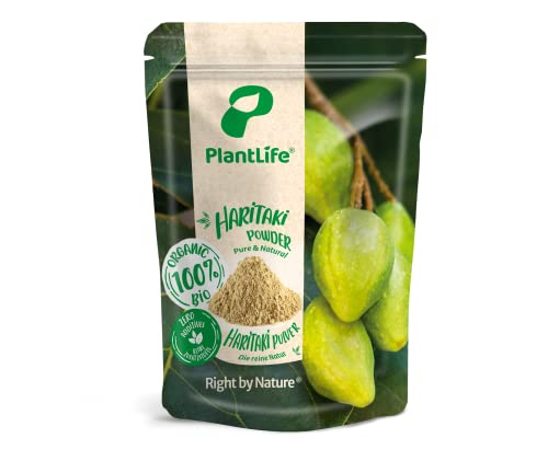 PlantLife BIO Haritaki Pulver 700g - Reines Ayurveda Pulver - Rohkost - Vegan - 100% Recyclebar Cover