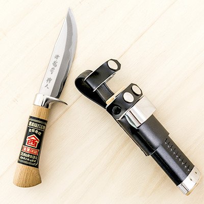 Amazon.co.jp: 経済産業省指定伝統工芸品 アウトドアナイフ 猪鉈10.5cm