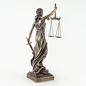 Top Collection Bronze Finish Lady Justice 12.5 Inch Statue Sculpture Top Collection Bronze Finish Lady Justice 125 Inch Statue Sculpture