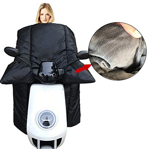 fllyingu Windbreak Quilt,Scooter Leg Cover, Motorbike Windbreak Quilt With Gloves, Leg Lap Apron Cover, Thickened Warm Keeping, Down Cotton, Waterproof Protector Shield For Motorcycle