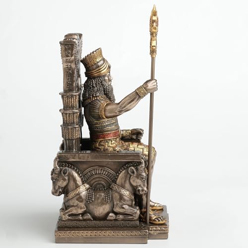 Estatua Veronese Design Enlil Dios Mesopotámico del Aire 9.88 in miniatura 5