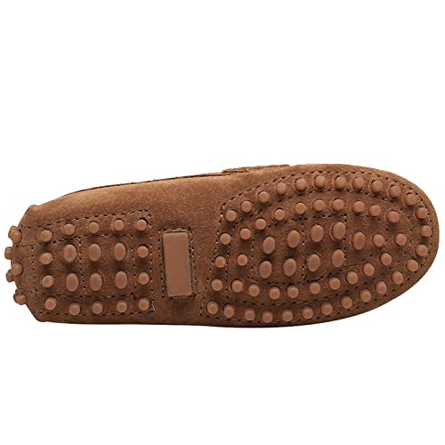 rismart Boys Girls Slip on Loafers Casual Flat Kids Moccasin Slippers3