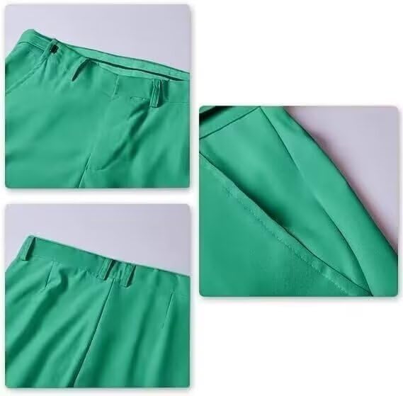 Short Sleeve Suits for Men 2 Piece Suit Slim Fit Casual Summer Beach Wedding Suits Short Sleeve Blazer & Shorts Set3