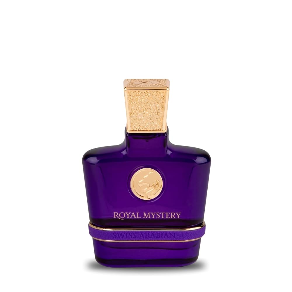 Swiss Arabian Royal Mystery - Luxury Products From Dubai - Long Lasting, Addictive Personal EDP Spray Fragrance - Seductive Signature Aroma - 3.4 Oz