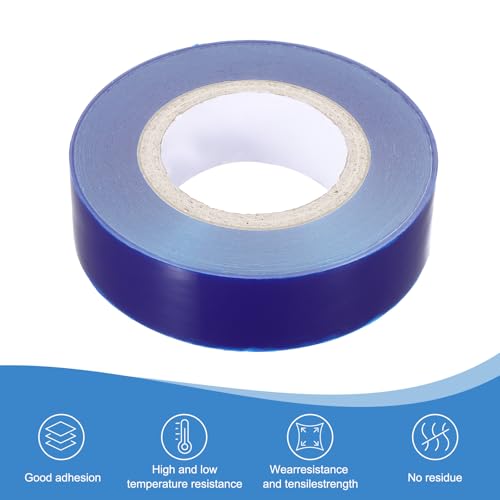 Image of PATIKIL Removable Protective Film Tape, 1.6 Inch x 656 ft PE Surface Protective Scratch Film Tape Roll for Furniture Electrical Appliances Plastic Hardware Medium Stickiness, Blue