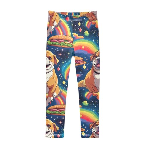 Kids High Waist Taco Pug Dog Leggings for Toddler Girls 4T 202b2904
