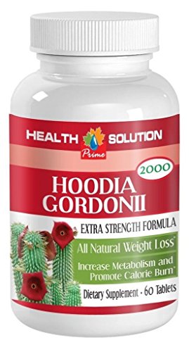 1 Bottle Pure Hoodia Gordonii Cactus 2000mg Lose Weight for Women