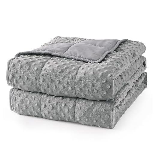 Mr. Sandman Weighted Blanket for Adults Queen Size 15 lbs, Soft Cooling Heavy Minky Blanket for Sleep, Washable Throw Blanket with Glass Beads, 60 x 80 Inches, Grey