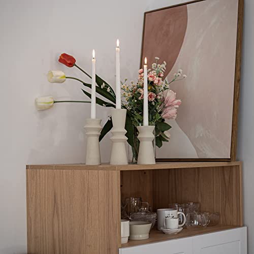 Vicbond CHHS-001 Set Of 3 Ceramic Candle Holders,Minimalist Style thumb #5