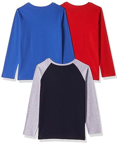 Image of Amazon Brand - Jam & Honey Boy's Regular Fit T-Shirt (Pack of 3)