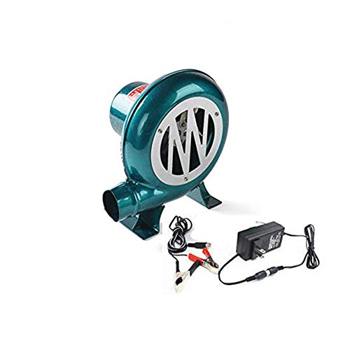 Blower Dual BBQ Charcoal Chimney Starter BBQ Fan, Smoker Fan,Electric Starter for Charcoal,AC & DC Power Cord Included