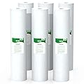 VEGEBE 5 Micron Water Filter 20" x 4.5" Replacement Cartridge, 20-inch Sediment Pre-Filters for Whole House Water Filtration, Compatible with SDC-45-2005, FP25B, DGD-5005-20, 6-Pack